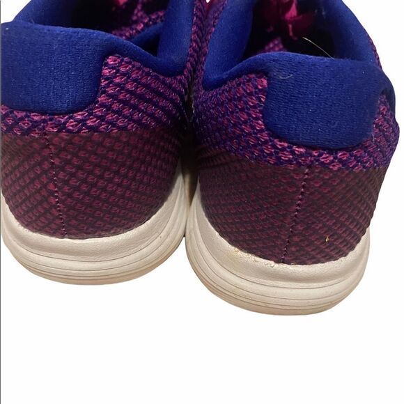 Nike Shoes Womens 8 Purple Blue Revolution 3 Running Training Sneakers - Picture 7 of 11